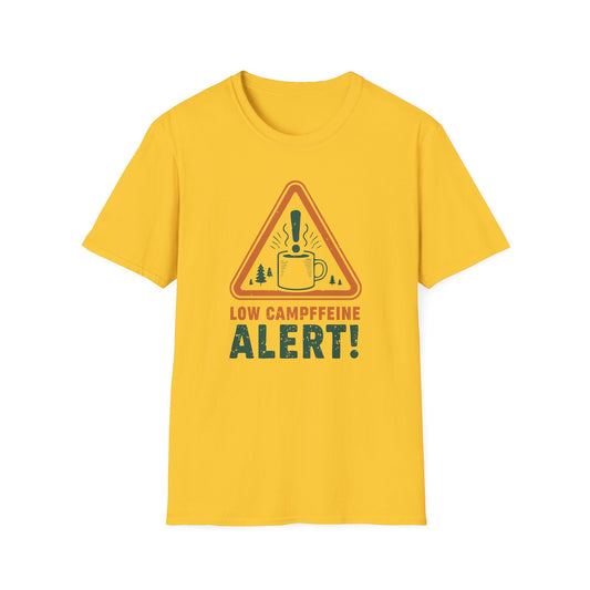 'Low Campffeine Alert' T-Shirt