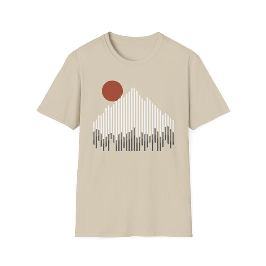 Modern Stripe Mountain T-Shirt