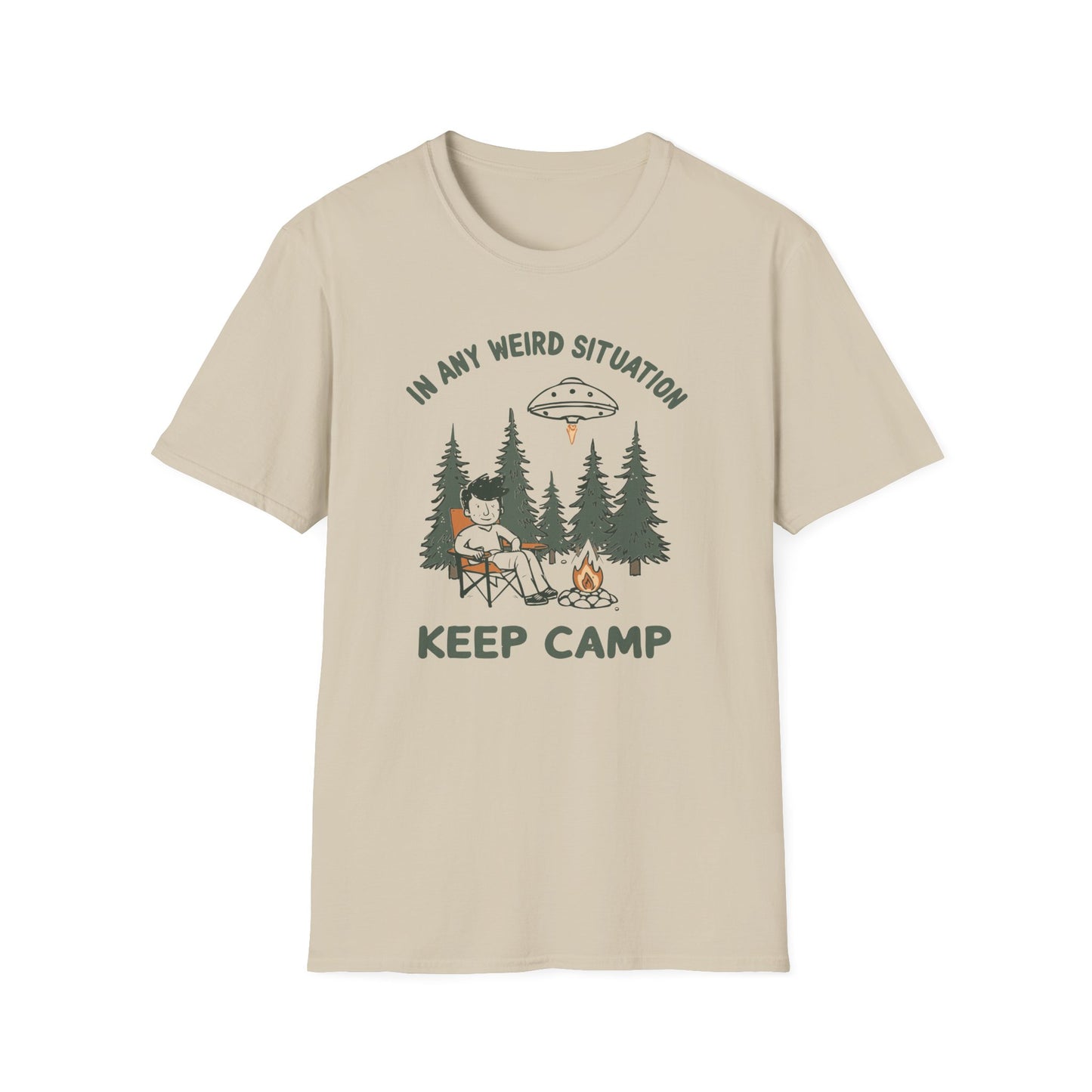'In Any Weird Situation Keep Camp' T-Shirt