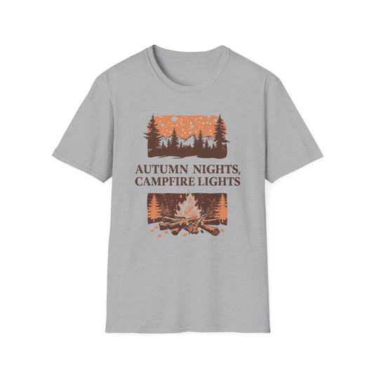 'Autumn Nights Campfire Lights' T-Shirt
