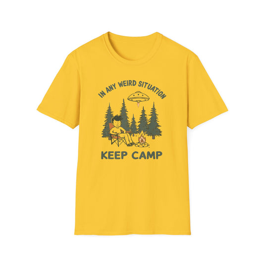'In Any Weird Situation Keep Camp' T-Shirt