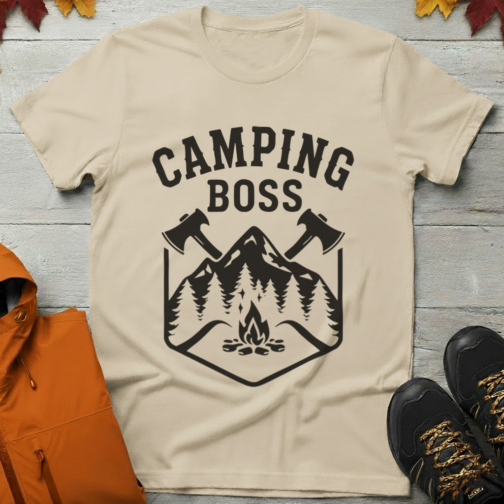 'Camping Boss' Camping T-Shirt