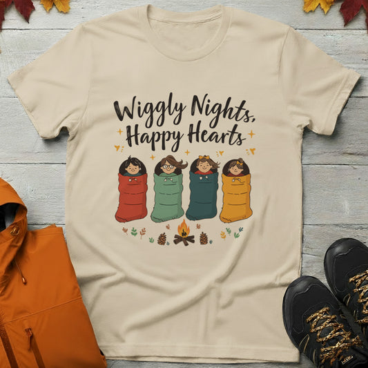'Wiggly Nights Happy Hearts' T-Shirt