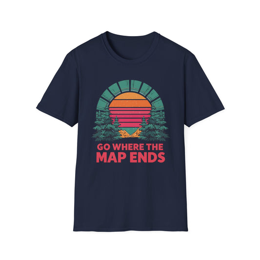 'Go Where the Map Ends' T-Shirt