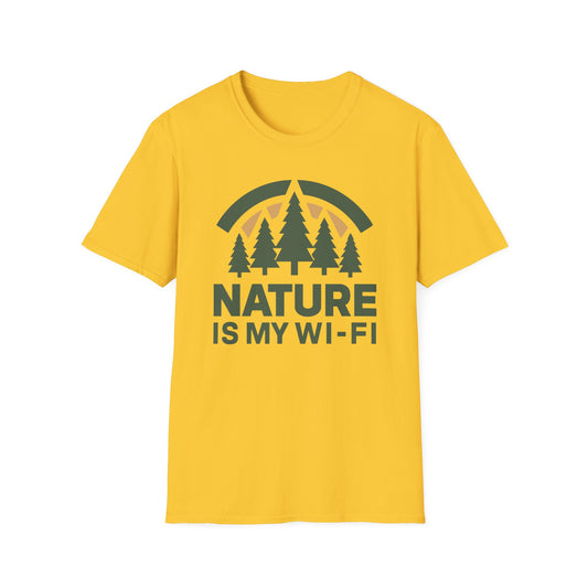 'Nature Is My Wi-Fi' T-Shirt