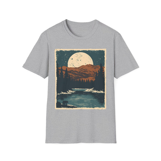 Into the Wild River Camping T-Shirt