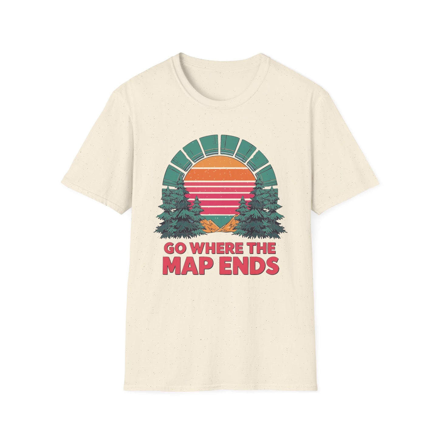 'Go Where the Map Ends' T-Shirt