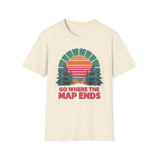 'Go Where the Map Ends' T-Shirt
