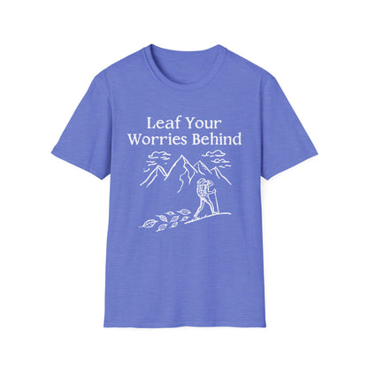 'Leaf your worries behind' Camping T-Shirt