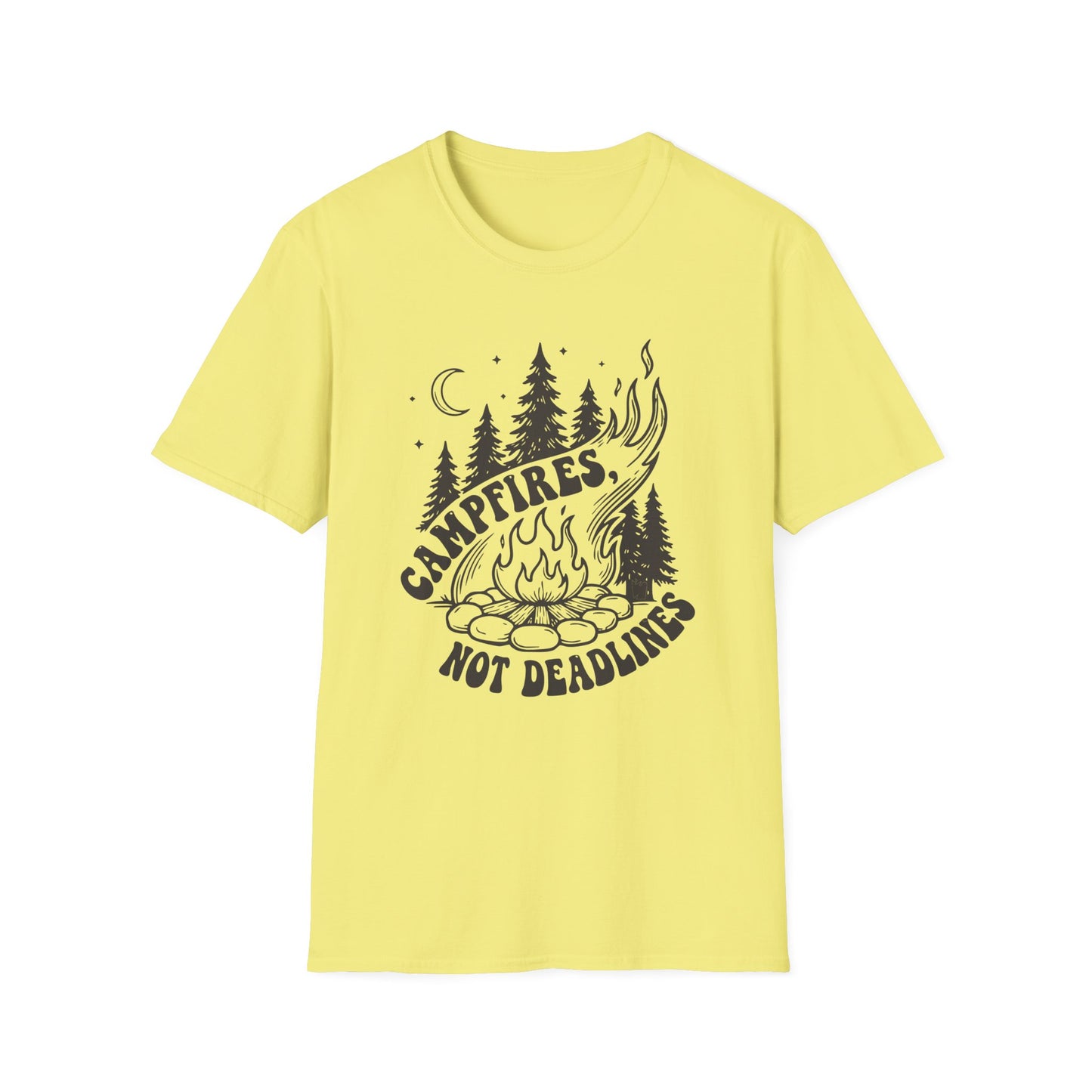 'Campfires, Not Deadlines' T-Shirt