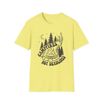 'Campfires, Not Deadlines' T-Shirt