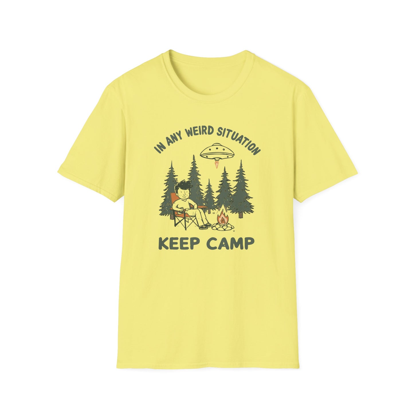 'In Any Weird Situation Keep Camp' T-Shirt