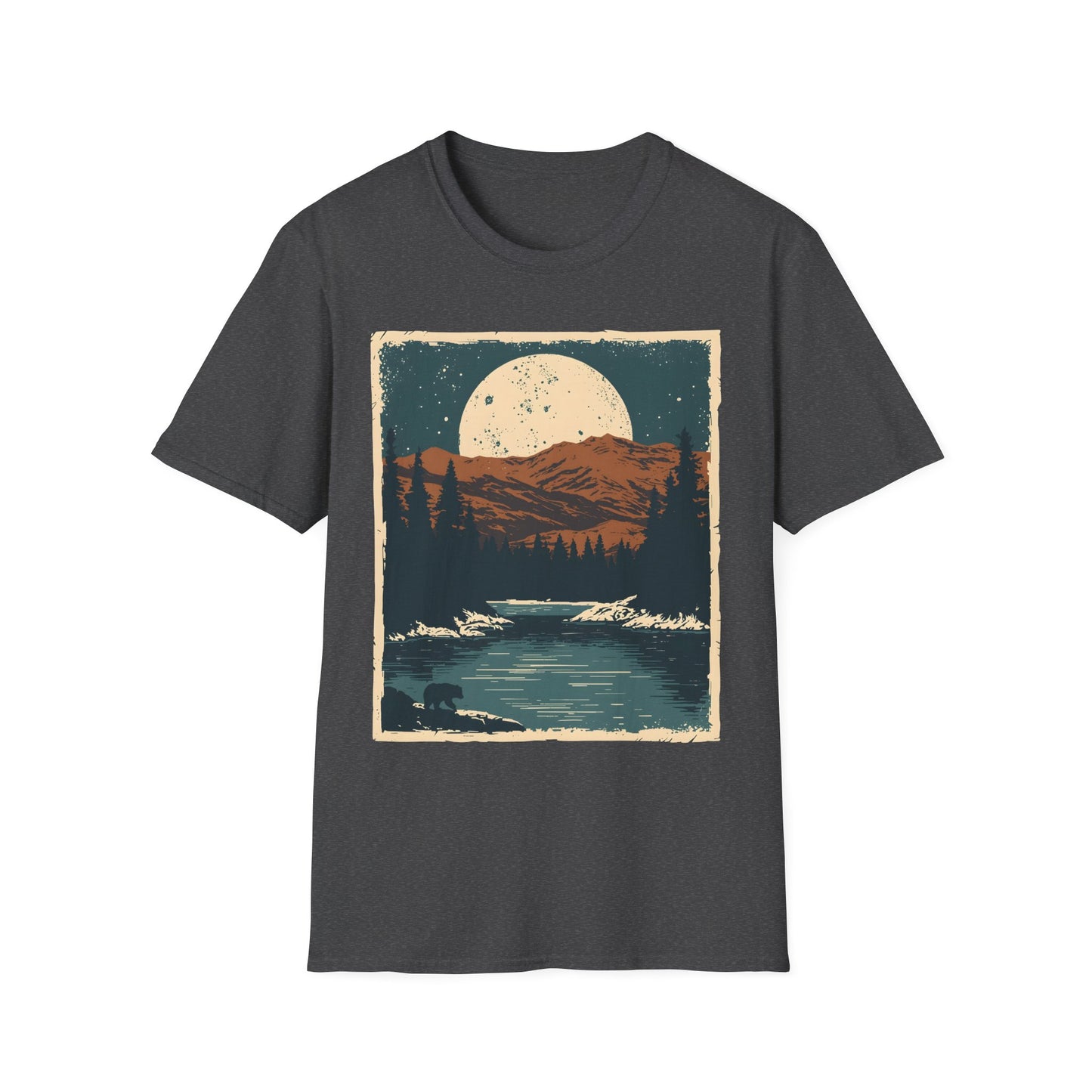 Into the Wild River Camping T-Shirt