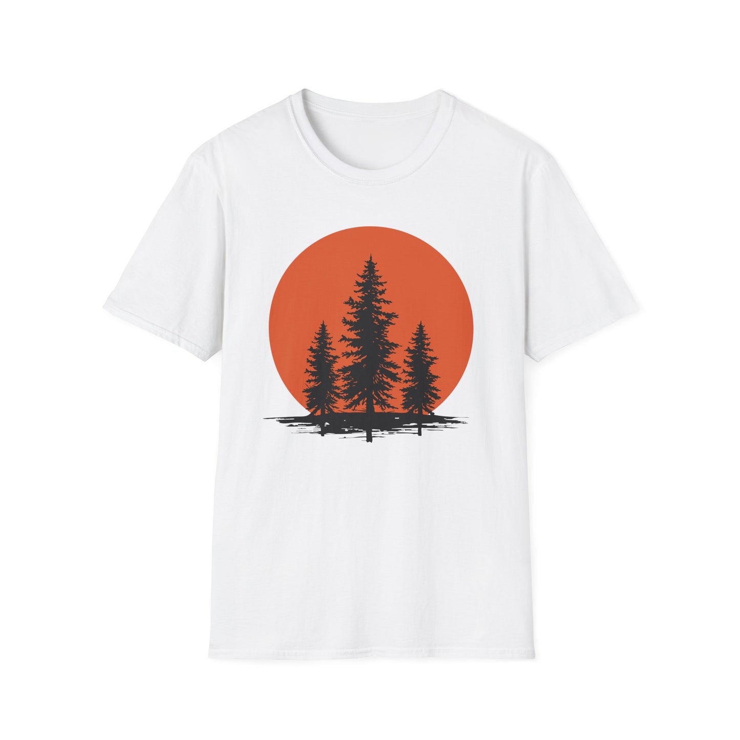 Pine Trees Sunset T-Shirt