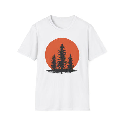 Pine Trees Sunset T-Shirt