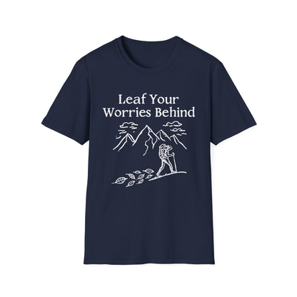 'Leaf your worries behind' Camping T-Shirt