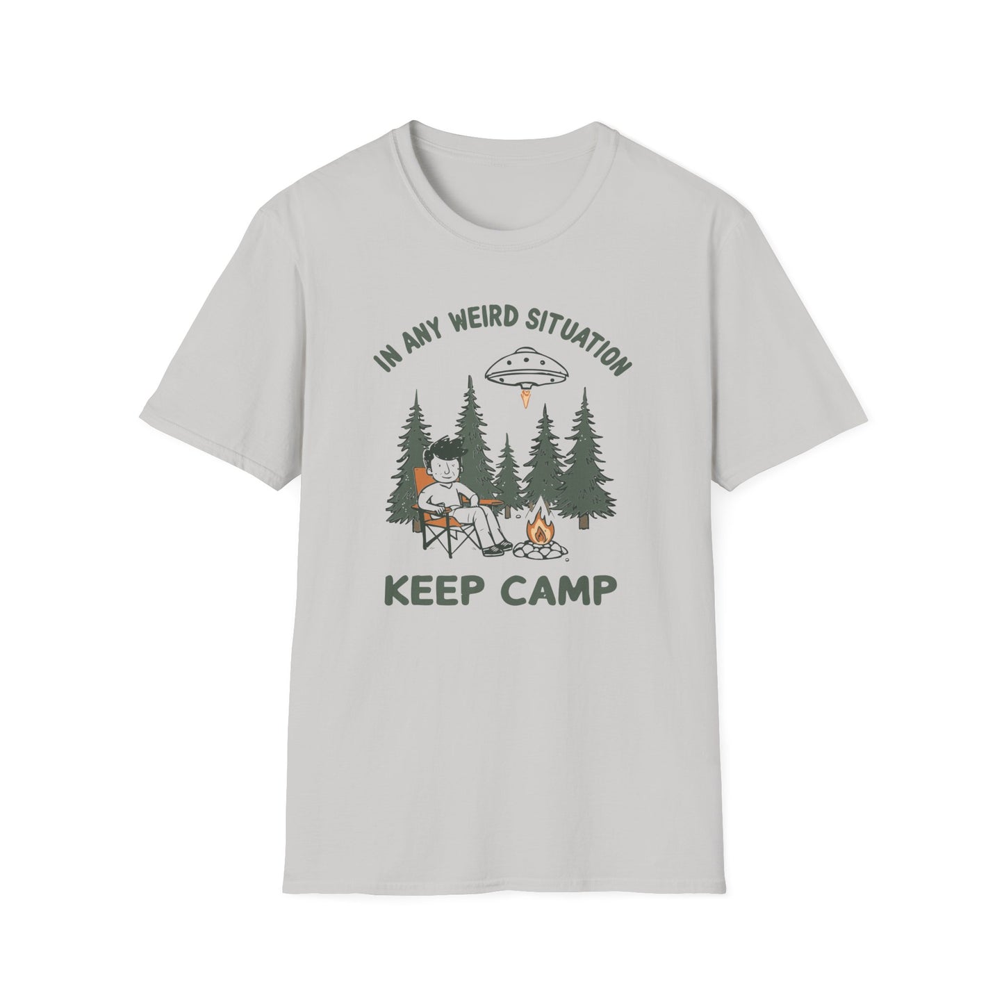 'In Any Weird Situation Keep Camp' T-Shirt