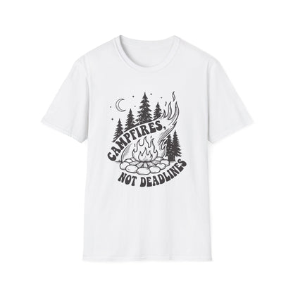 'Campfires, Not Deadlines' T-Shirt