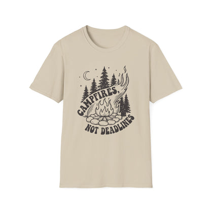 'Campfires, Not Deadlines' T-Shirt