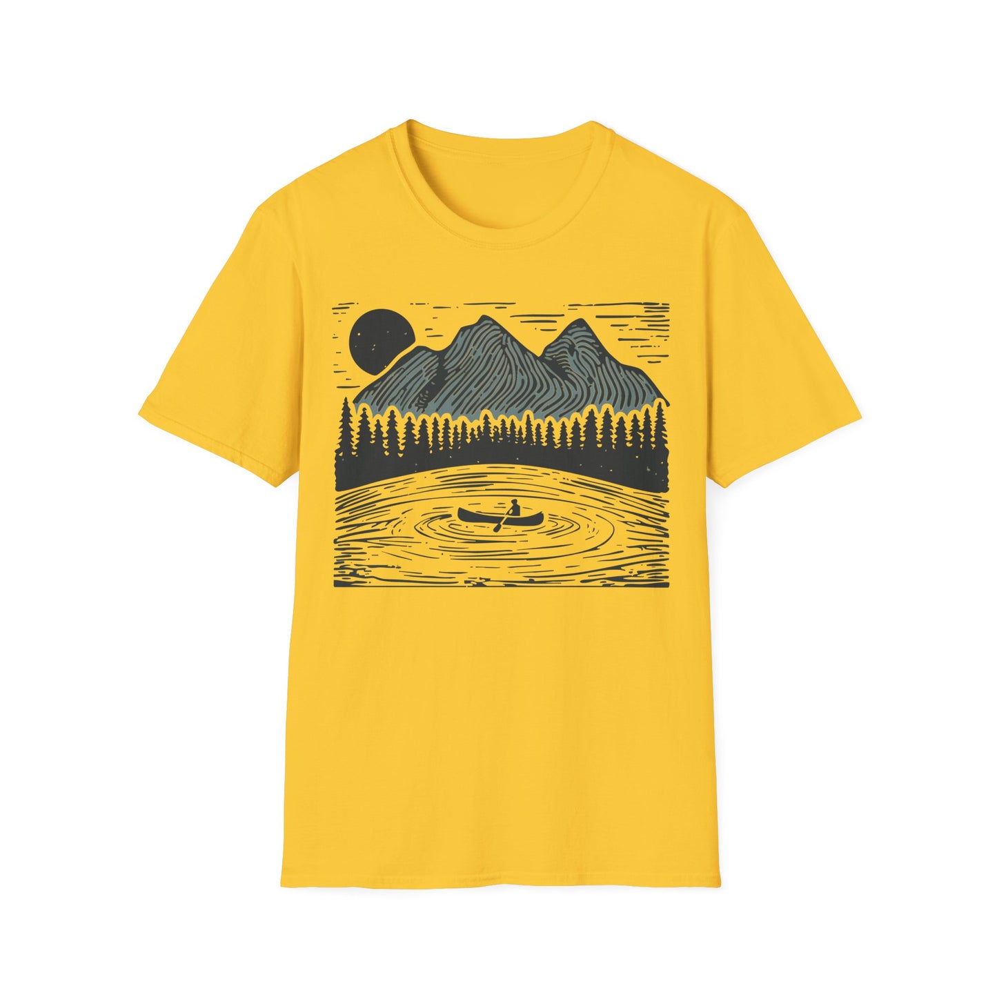 Canoe and Mountain T-Shirt