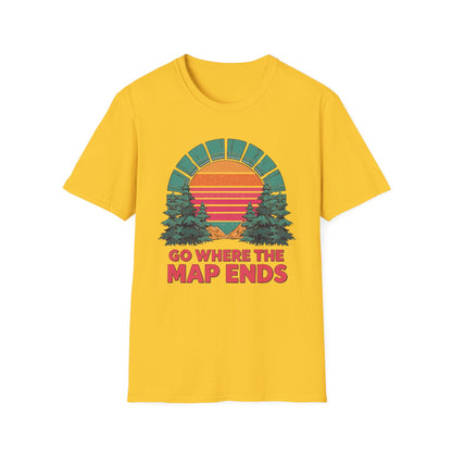 'Go Where the Map Ends' T-Shirt