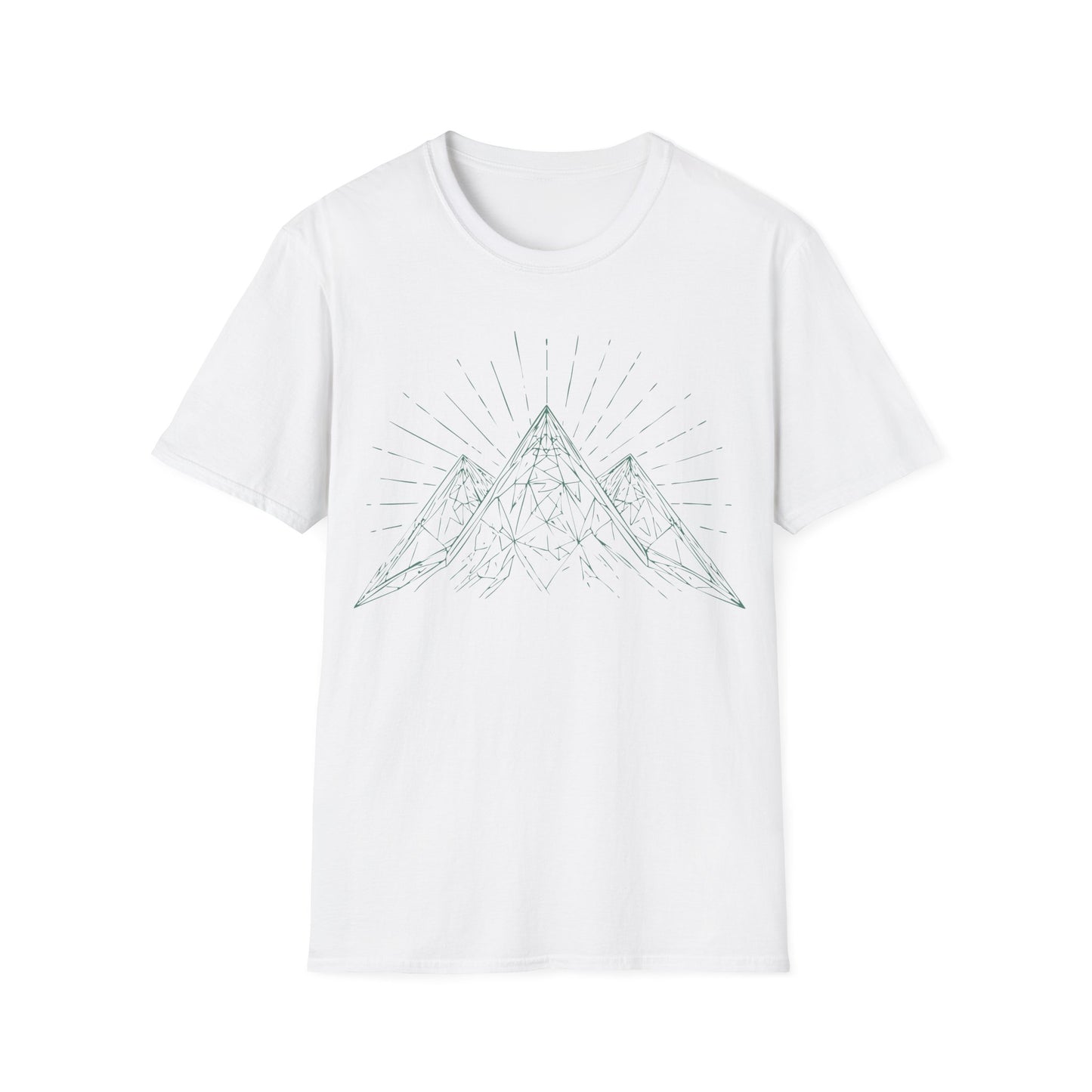 Abstract Mountain Peaks T-Shirt