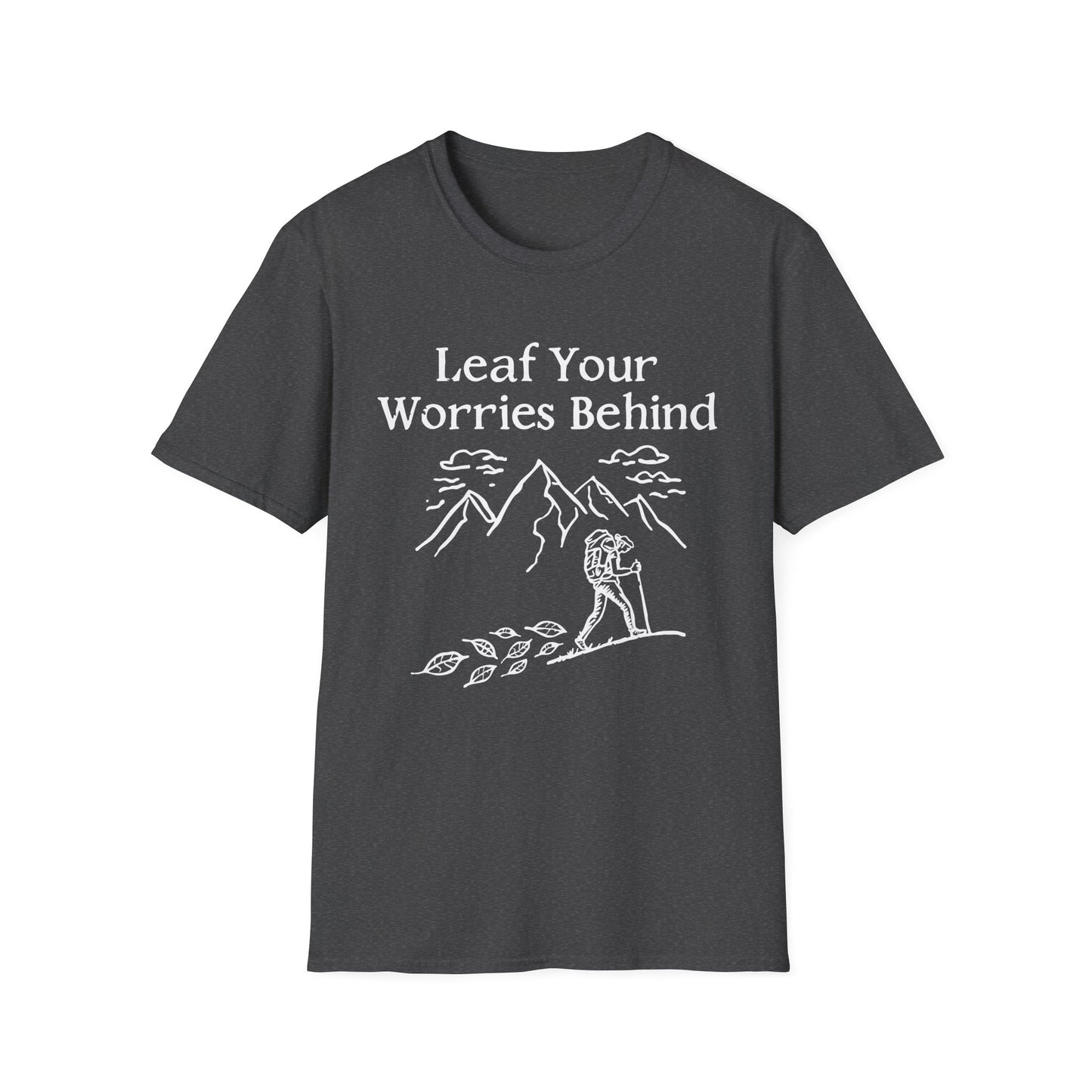 'Leaf your worries behind' Camping T-Shirt