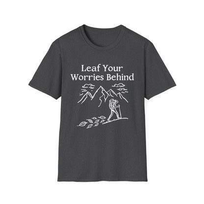 'Leaf your worries behind' Camping T-Shirt