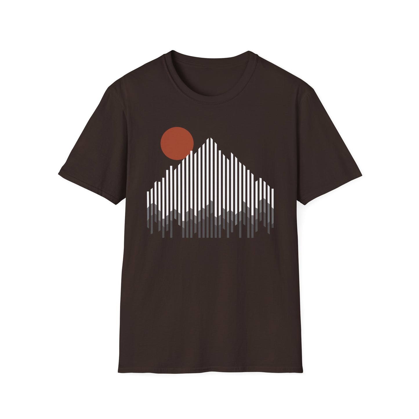 Modern Stripe Mountain T-Shirt