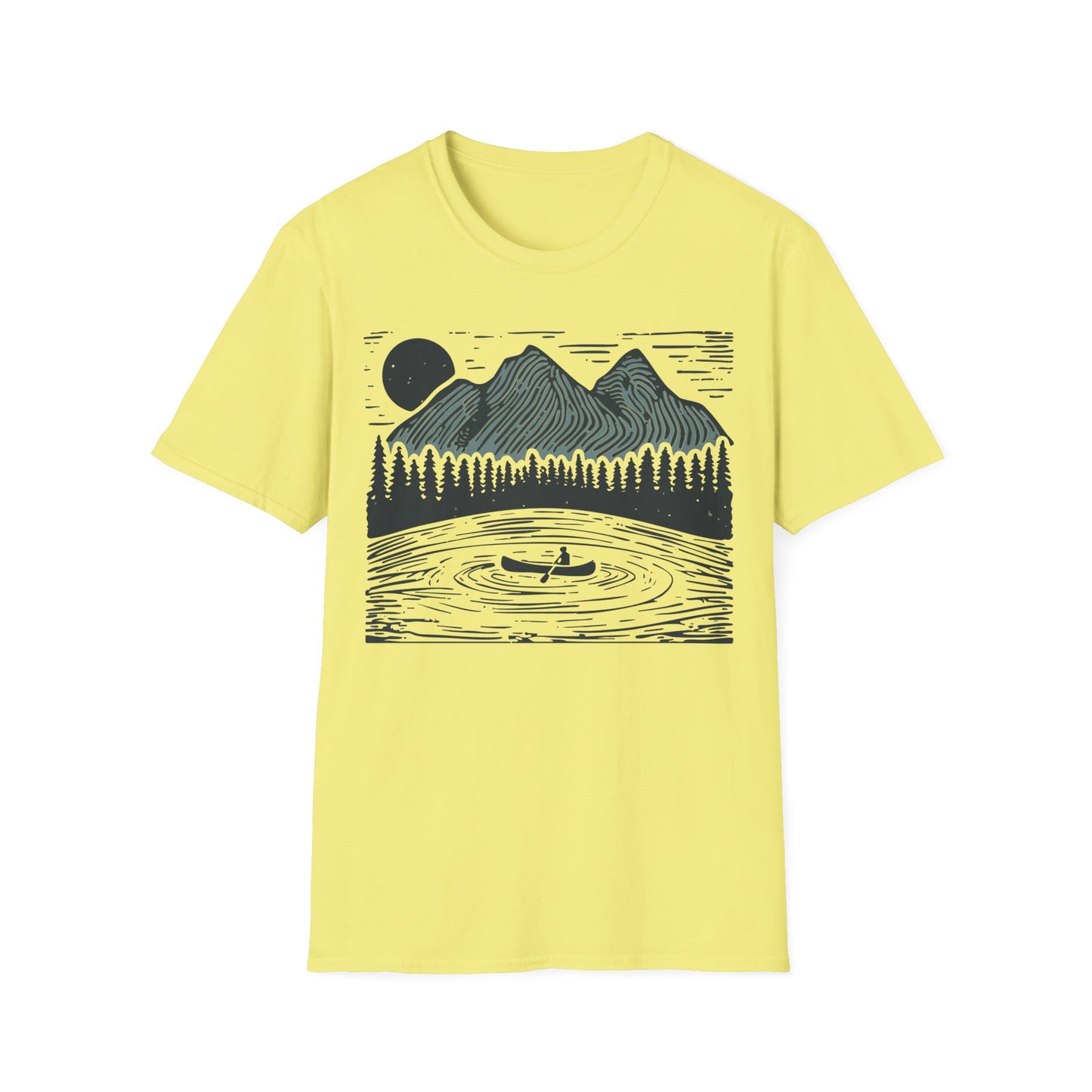 Canoe and Mountain T-Shirt