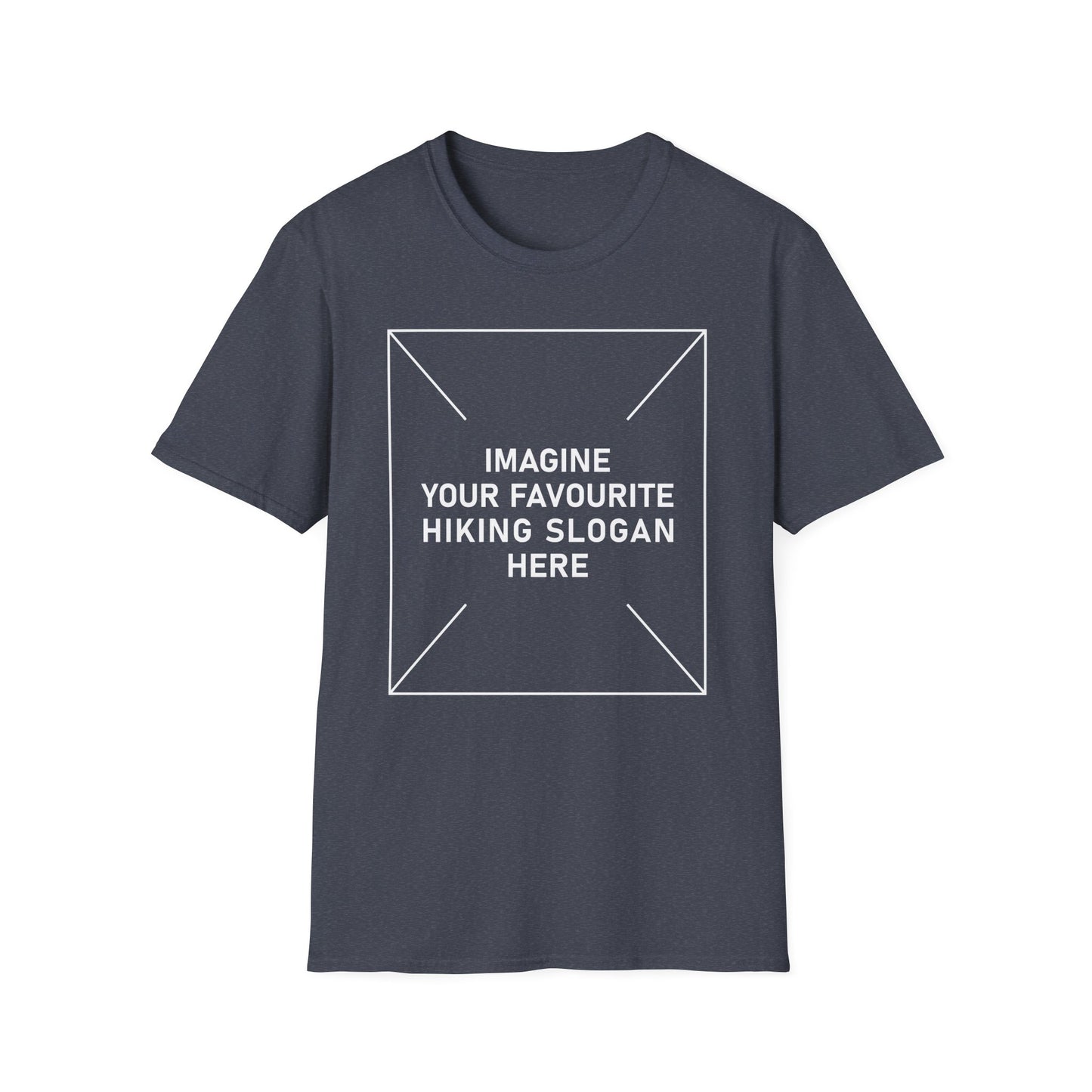 'Imagine Your Favourite Hiking Slogan Here' T-Shirt