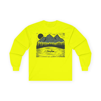 Mountain Lake Long Sleeve Shirt - Canoe Adventure Tee