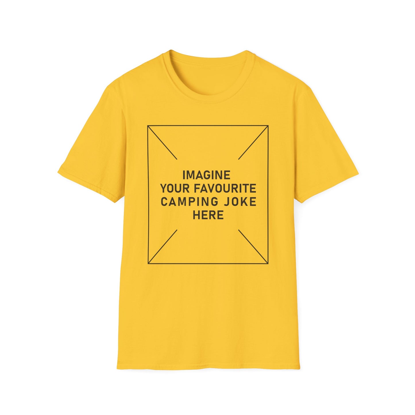 'Imagine Your Favourite Camping Joke Here' T-Shirt