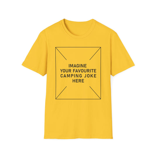 'Imagine Your Favourite Camping Joke Here' T-Shirt