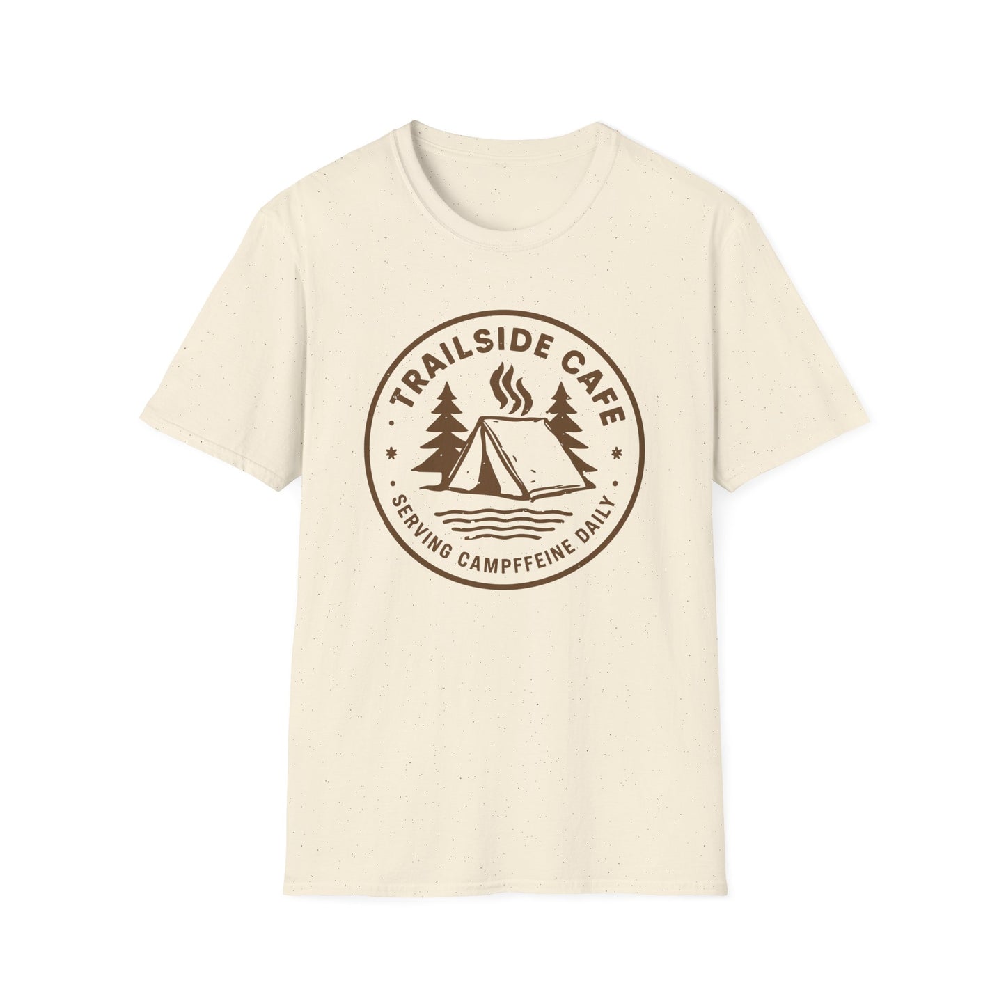 'Trailside Café – Serving Campffeine Daily' T-Shirt