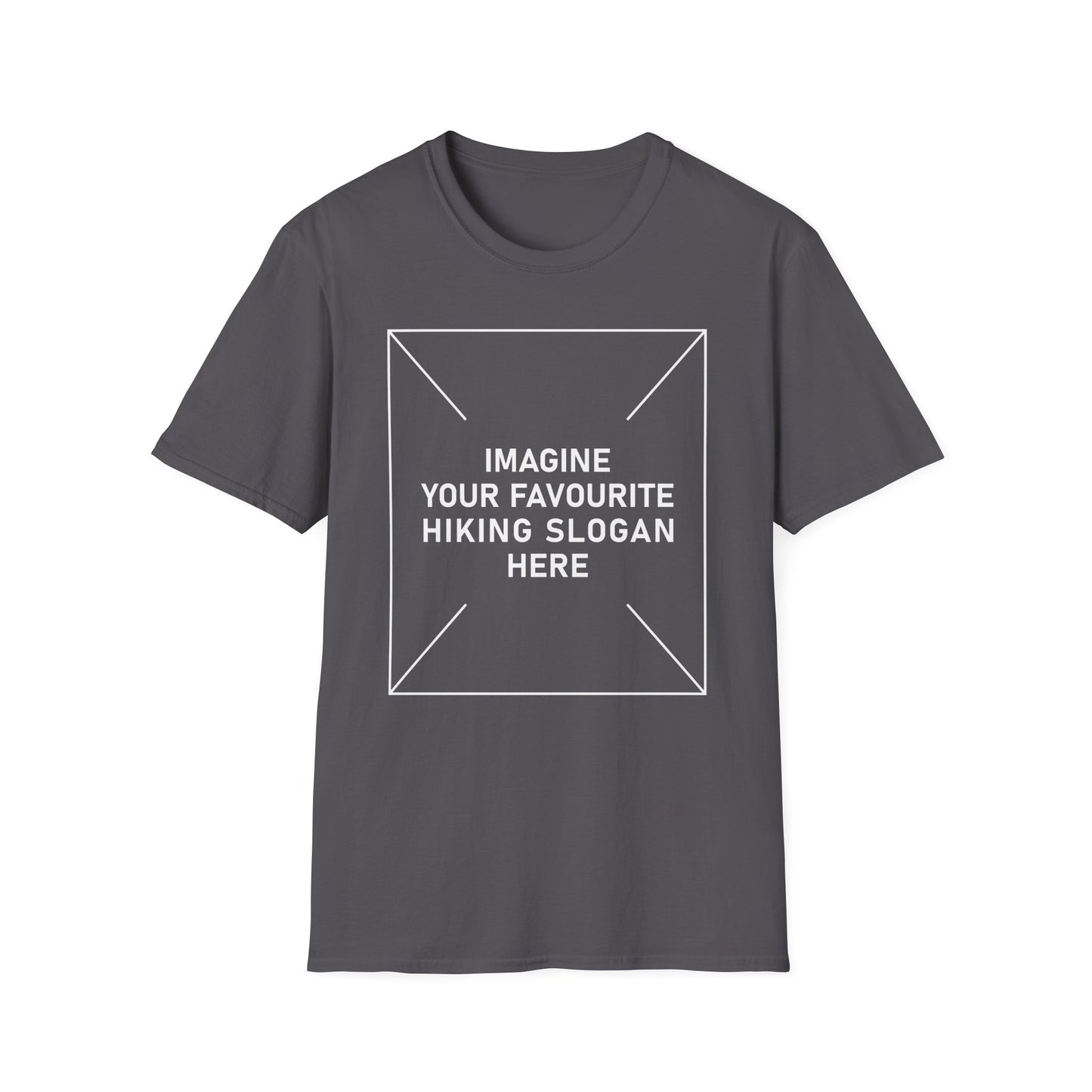 'Imagine Your Favourite Hiking Slogan Here' T-Shirt
