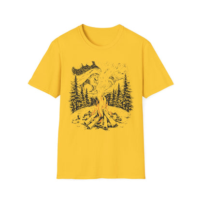 Starry Campfire Night T-Shirt