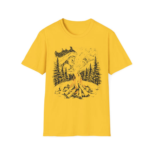 Starry Campfire Night T-Shirt