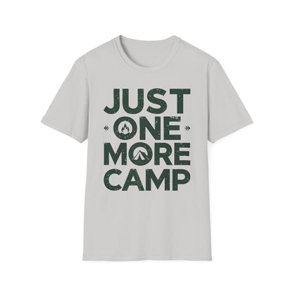 Just One More Camp T-Shirt – Camping & Outdoor Graphic Tee