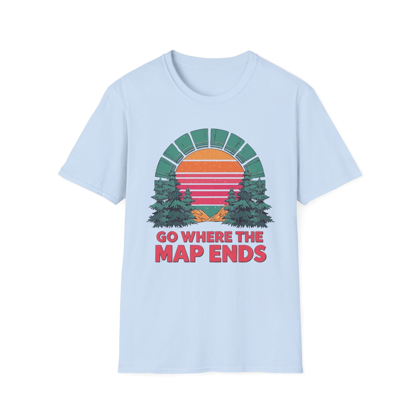 'Go Where the Map Ends' T-Shirt