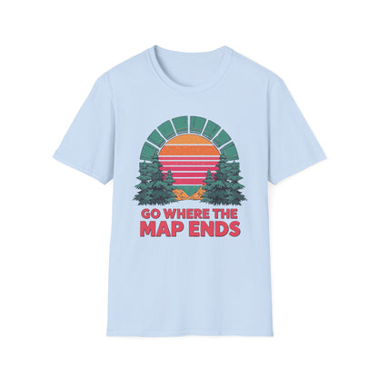 'Go Where the Map Ends' T-Shirt