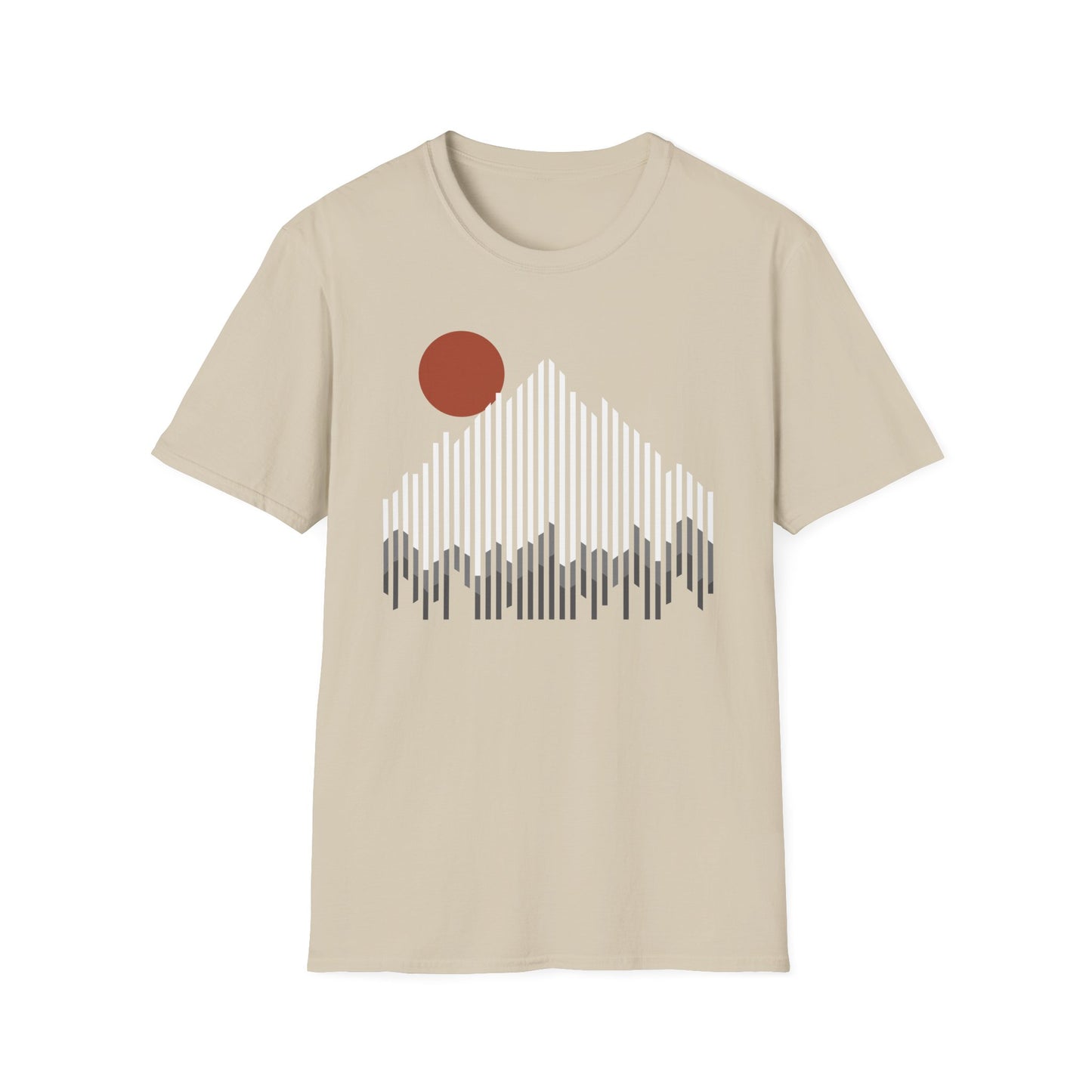 Modern Stripe Mountain T-Shirt