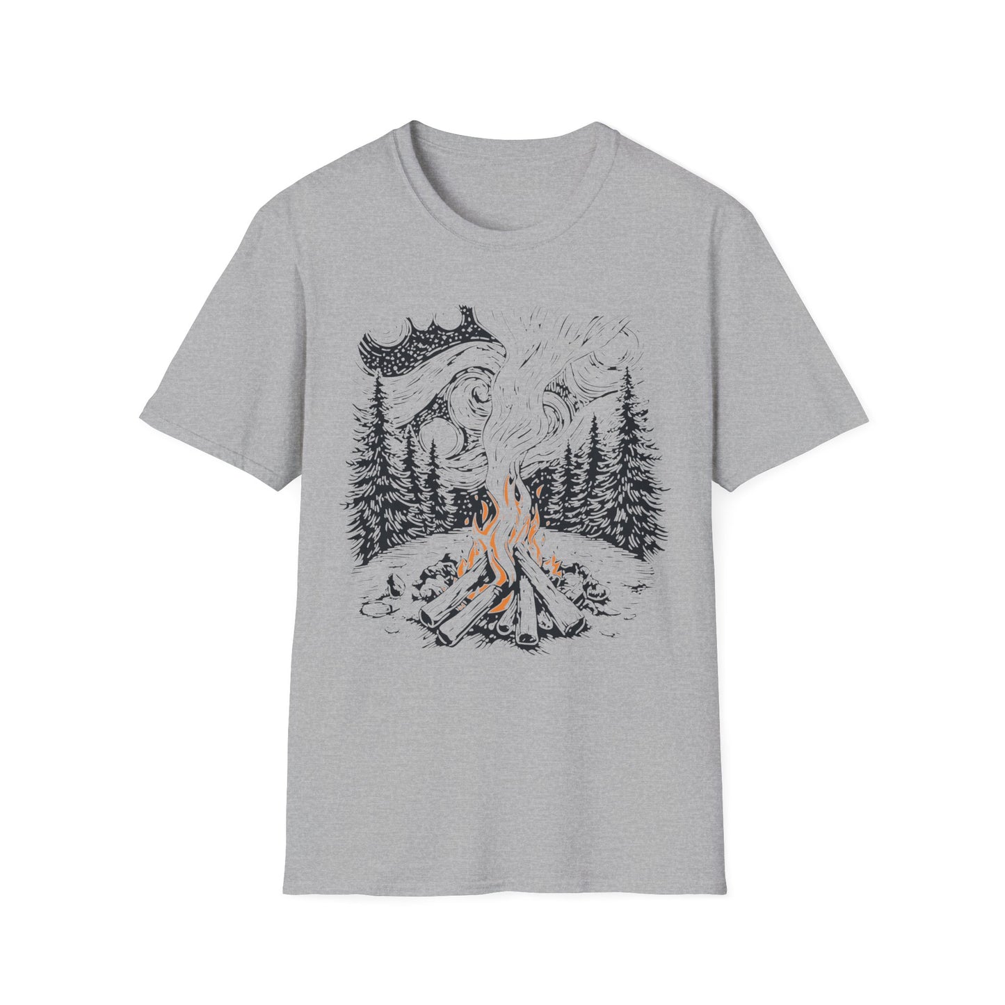 Starry Campfire Night T-Shirt