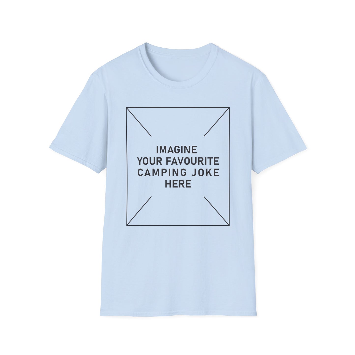 'Imagine Your Favourite Camping Joke Here' T-Shirt