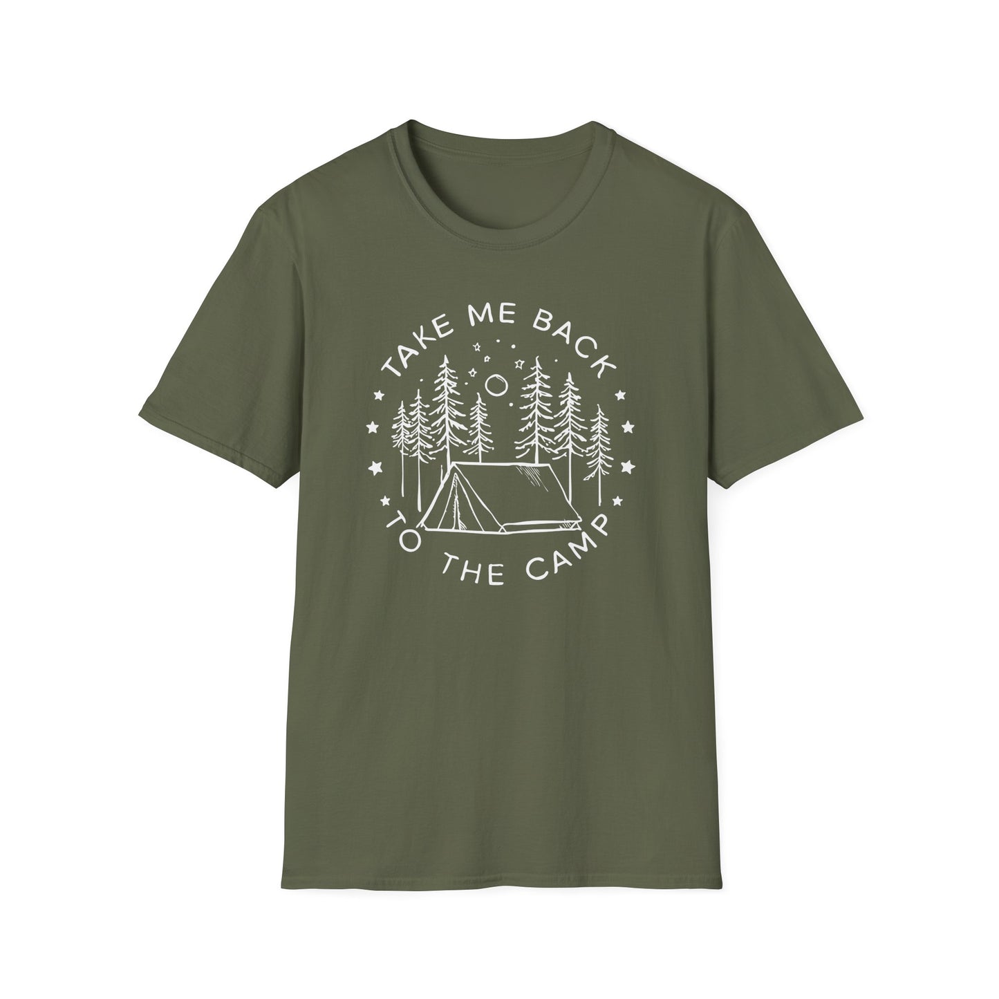 'Take me back to the camp' Camping T-Shirt