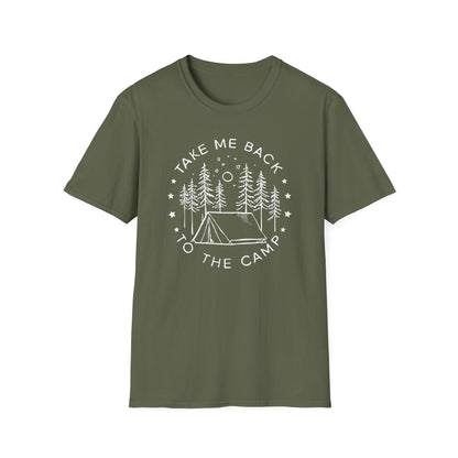 'Take me back to the camp' Camping T-Shirt