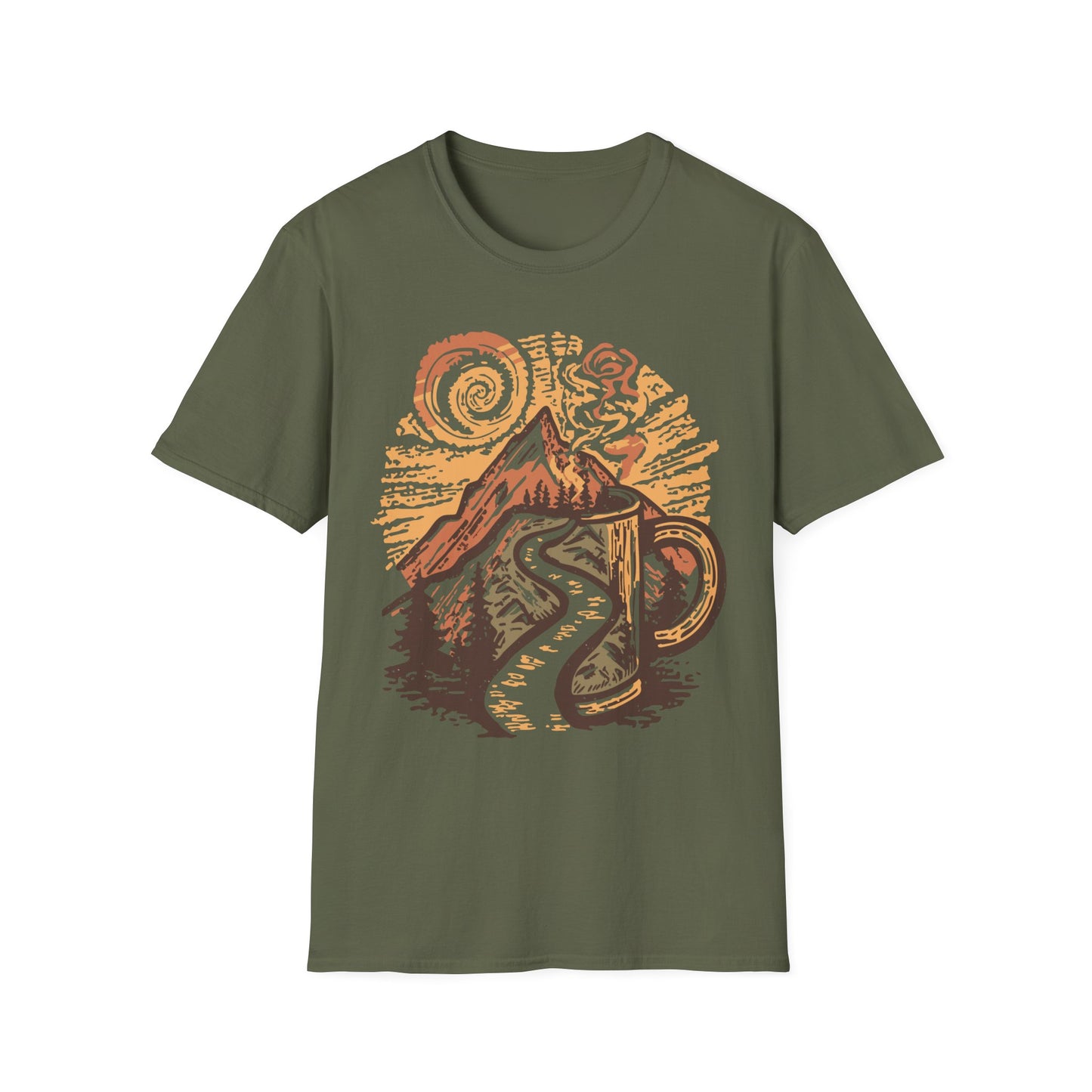 Mountain Brew – Coffee & Adventure T-Shirt