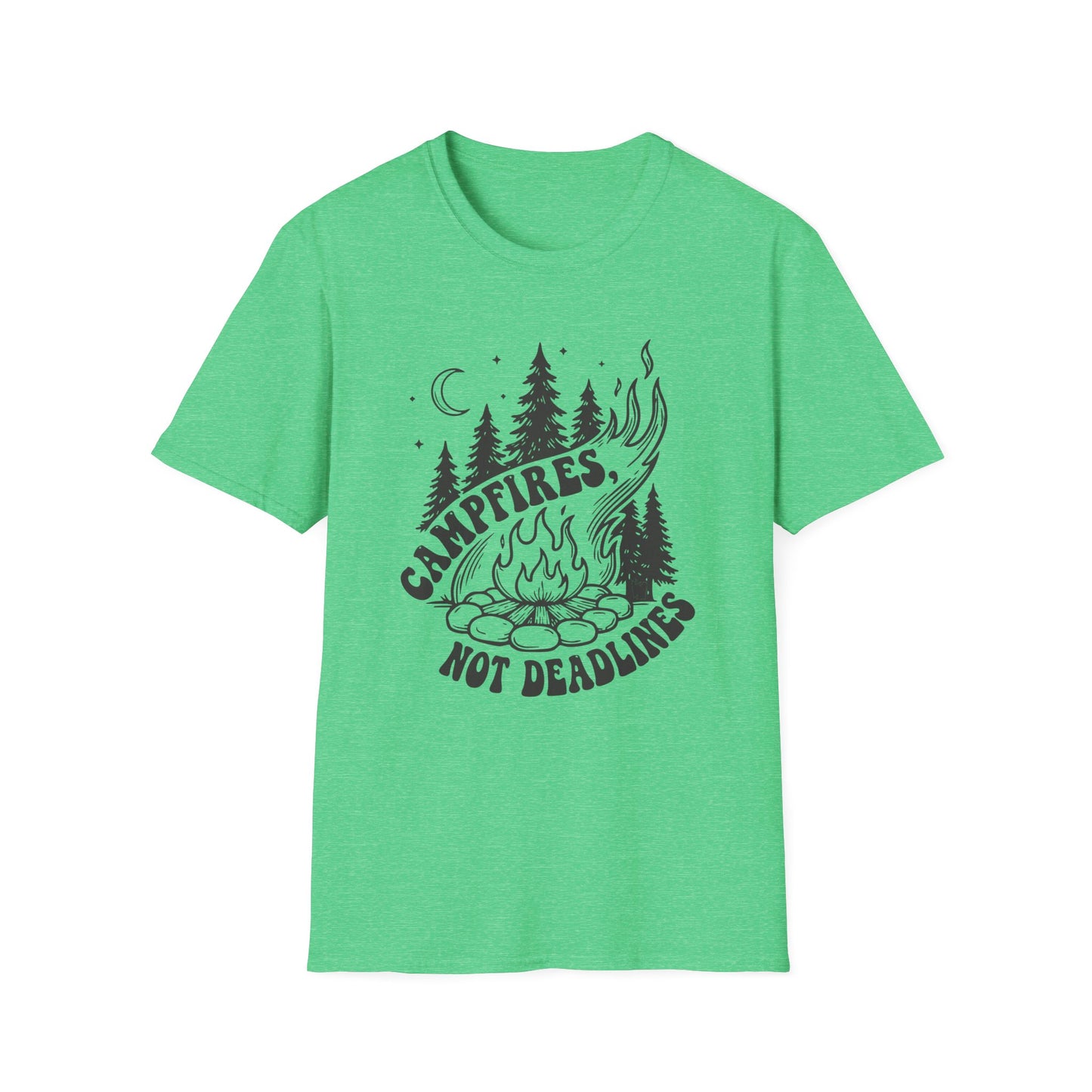 'Campfires, Not Deadlines' T-Shirt