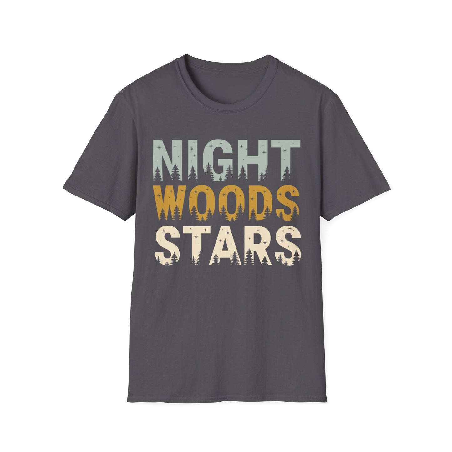 'Night Woods Stars' Camping T-Shirt