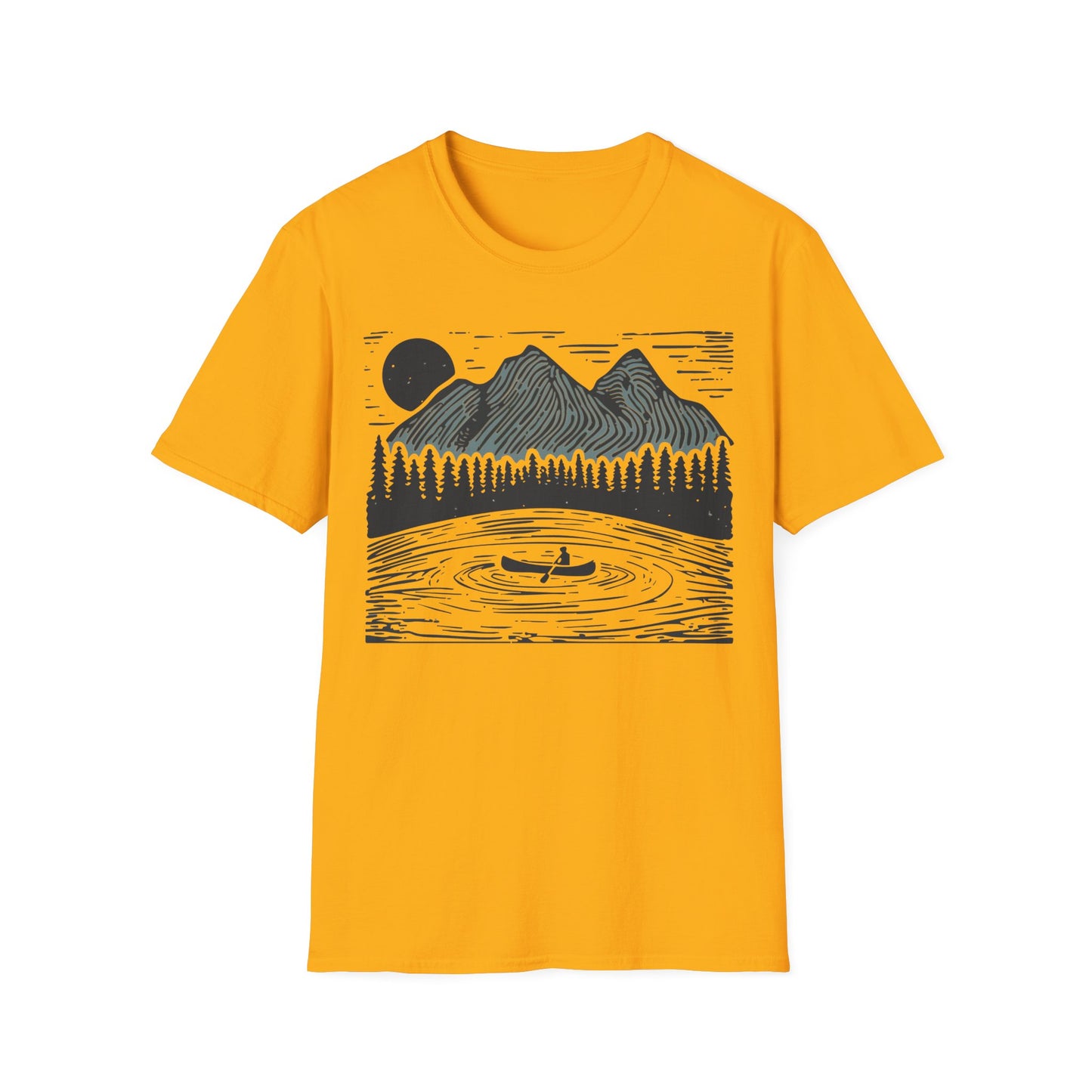 Canoe and Mountain T-Shirt